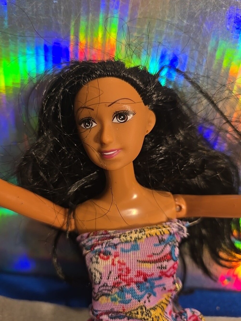 061926 Nicki  Barbie Doll African American  12 inch brunette studio 18h